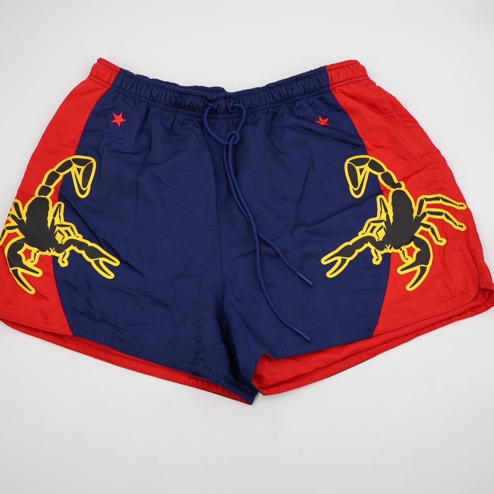 Nike Scorpion Graphic Shorts Mens XL Navy Red Colorblock AR1994-492 Streetwear
